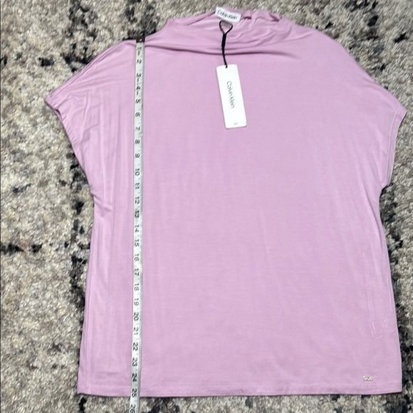Calvin Klein Purple Relaxed Short Sleeve Tee - Picture 3 of 8